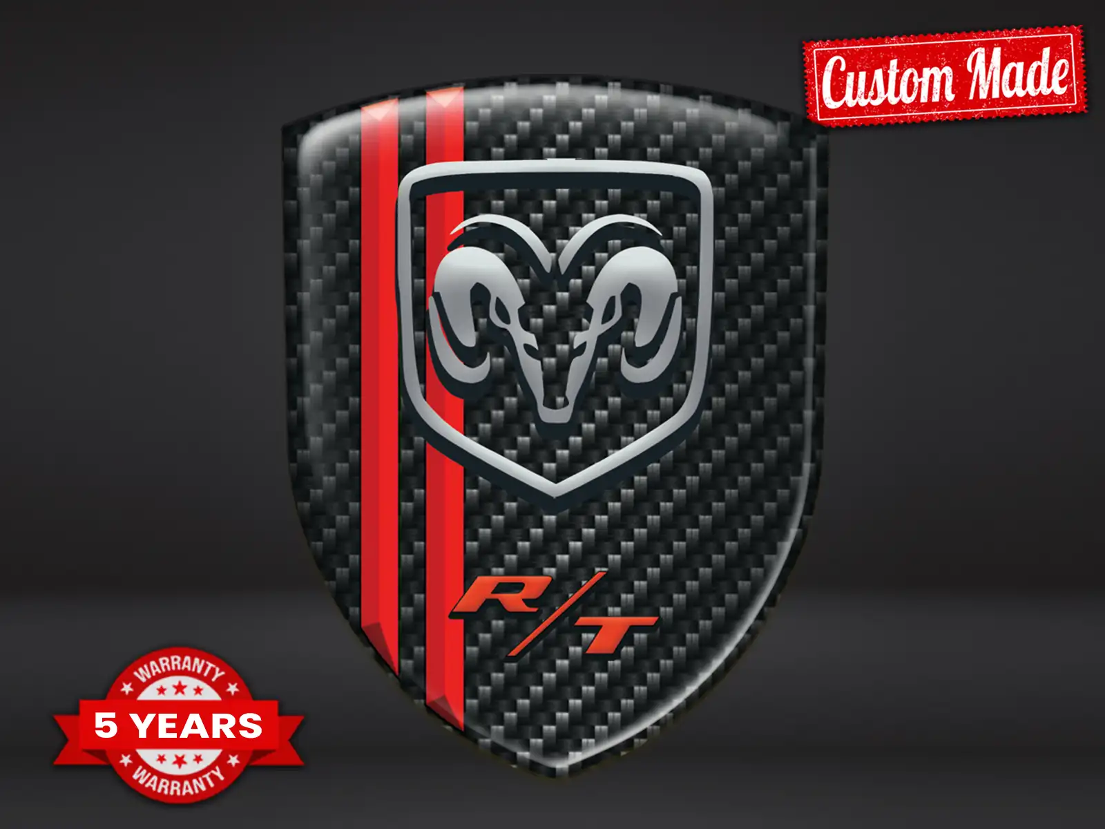 Dodge Pegatina En Relieve Máximo Resistente Elegante Pro 